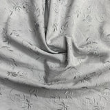 3 Metres Luxurious Dressmaking Embroidery  Crepe 45" wide (Sale 114)