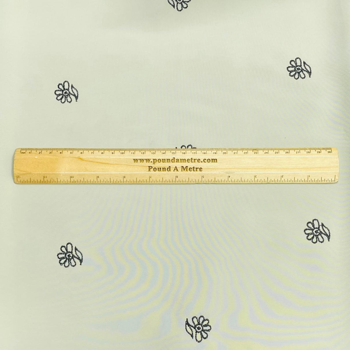 3 Metres Luxurious Dressmaking Embroidery  Crepe 45" wide (Sale 110)
