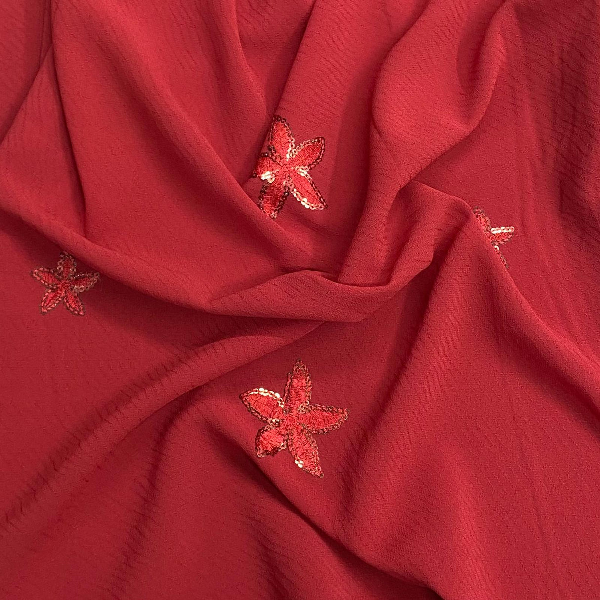 3 Metres Bundle Embroidery Crepe- 45" Wide (Sale 123)