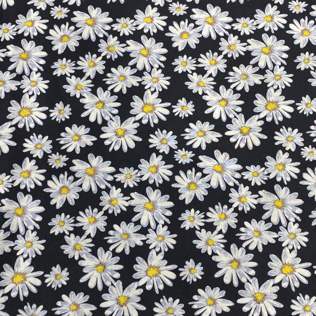 3 Metre Luxurious Soft Viscose Jersey - 60"-  (Daisy)