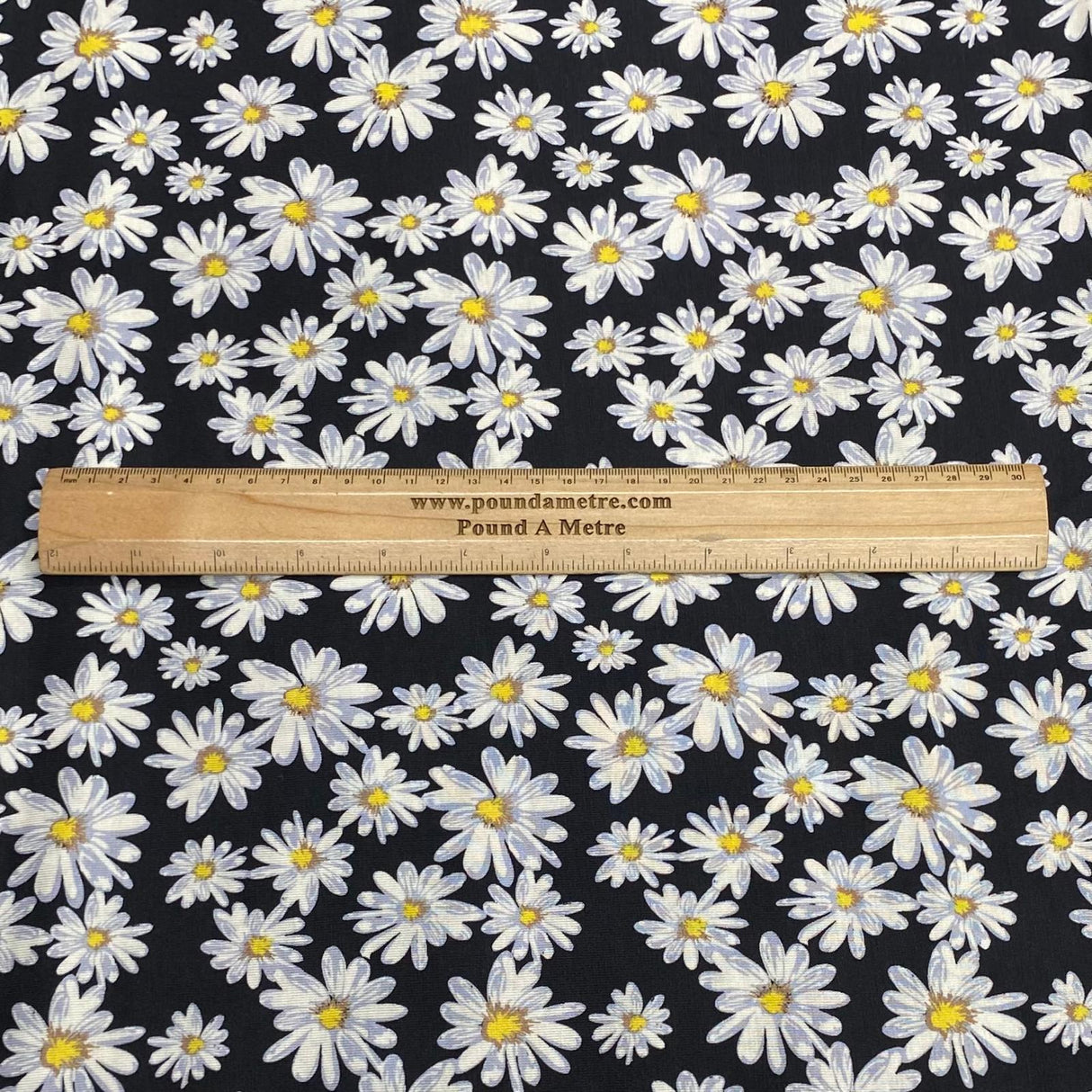 3 Metre Luxurious Soft Viscose Jersey - 60"-  (Daisy)