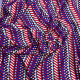 3 Metre Luxurious Soft Viscose Jersey - 60"-  (Waves)