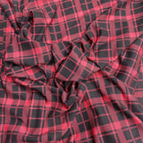 3 Metre Luxurious Soft Viscose Jersey - 60"-  (Tartan)