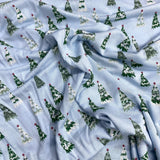3 Metre Luxurious Soft Viscose Jersey - 60"-  (Christmas)