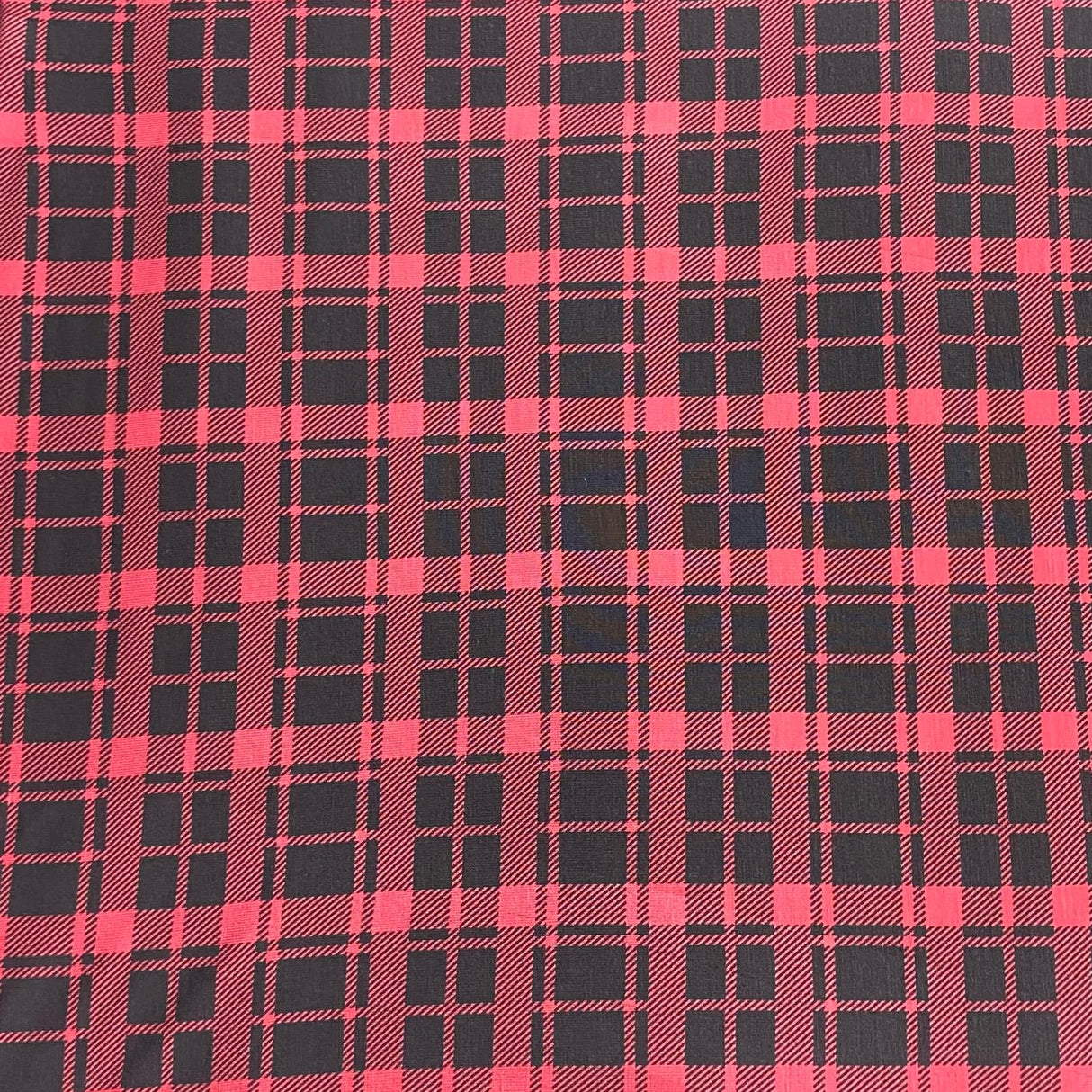 3 Metre Luxurious Soft Viscose Jersey - 60"-  (Tartan)