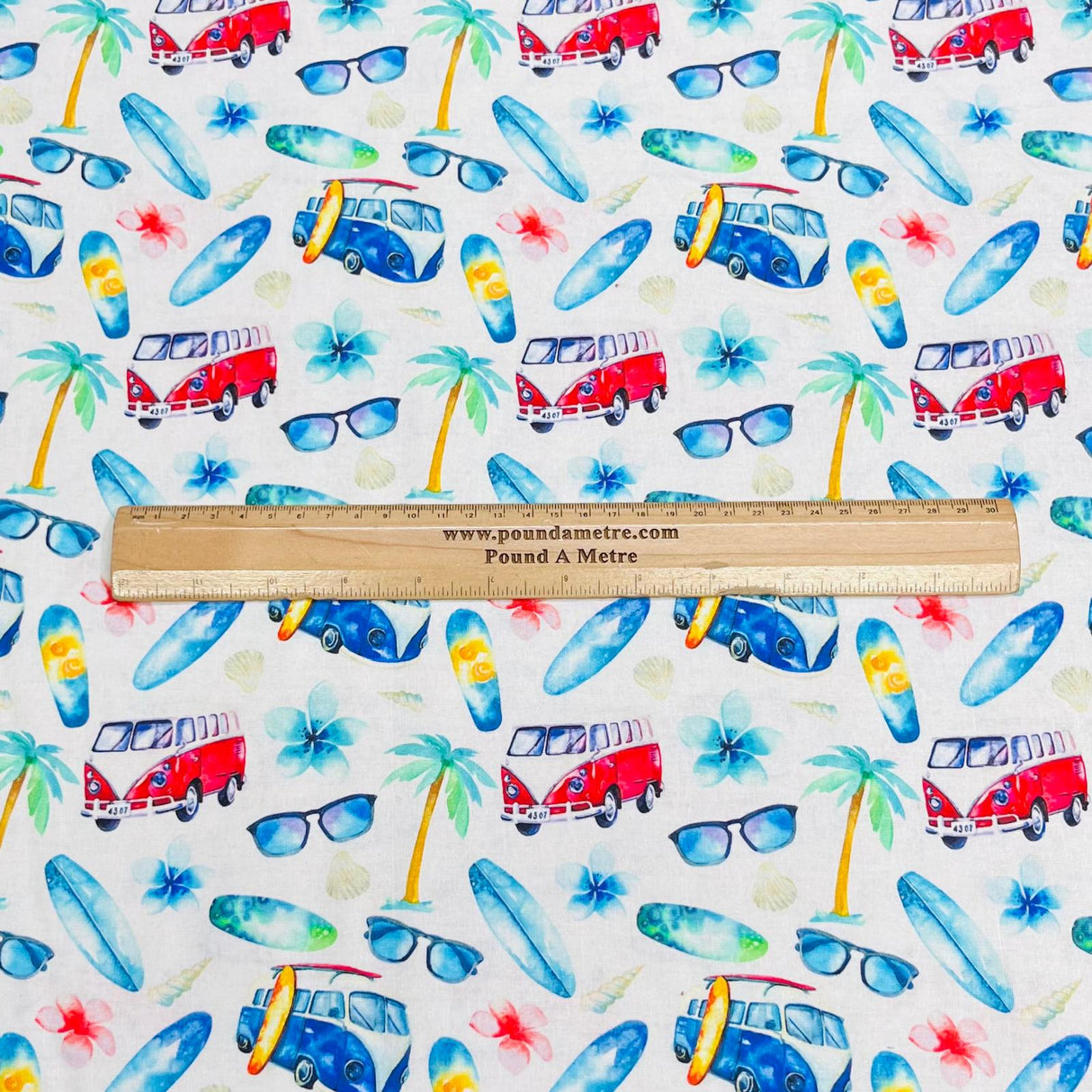 Per Metre Premium Digital Cotton 45'' Wide (Vacation)