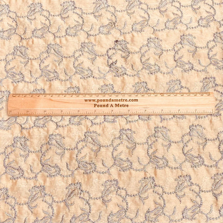 3 Metres Luxurious Dressmaking Embroidery  Crepe 45" wide (Sale 115)