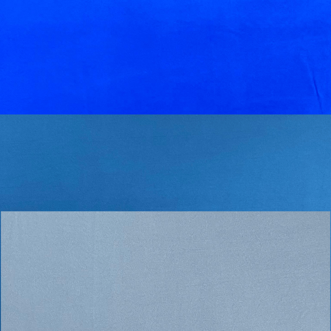 Pound A Metre American Crepe 3-Piece (3 Metre) Fabric Bundle - 45" Wide (Bundle 6)