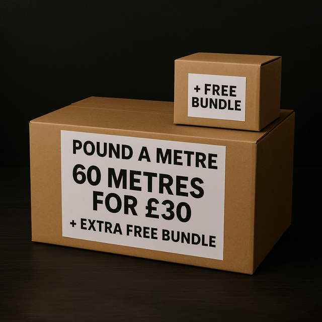 Pound A Metre Black Friday 50p Bundle + Free Gift Bundle! (60+ Metres)
