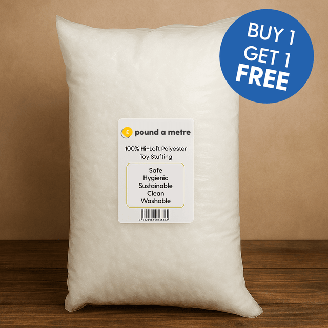 Pound A Metre 1KG + 1KG FREE BUY 1 GET 1 FREE Pull Apart Soft Stuffing for Toys , Cushions , Crafts - 1KG