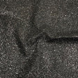 Pound A Metre Cotton Backed Chunky Glitter Fabric- Black