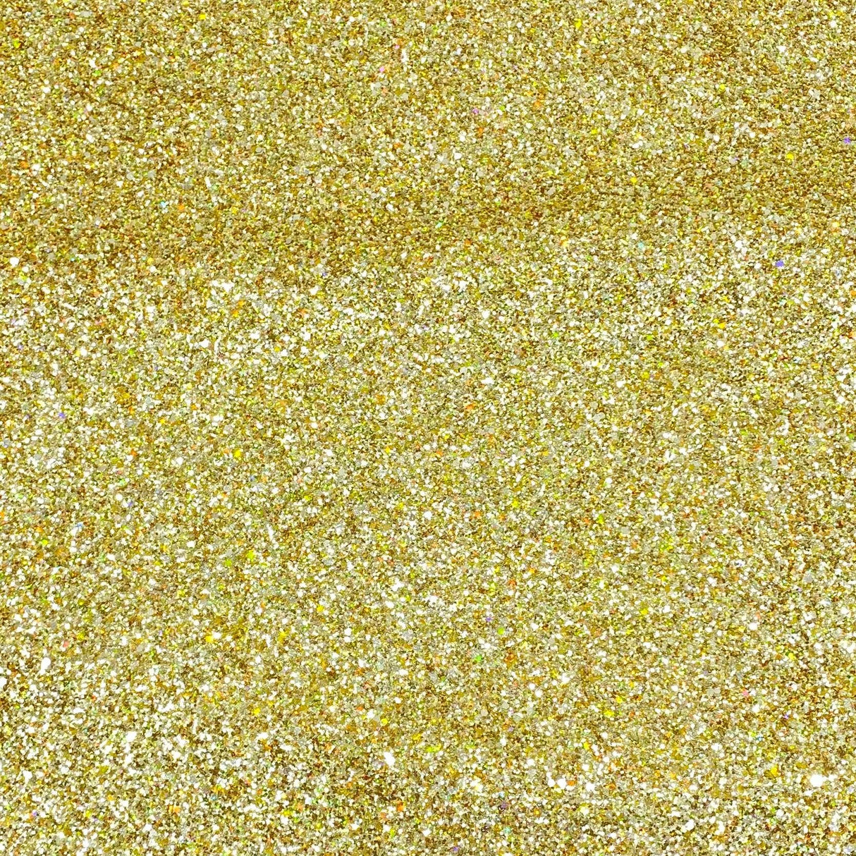 Pound A Metre Cotton Backed Chunky Glitter Fabric- Gold