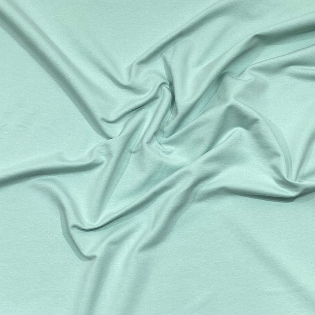 Pound A Metre Cotton Looped Backed Terry Jersey 55" Wide (Mint)