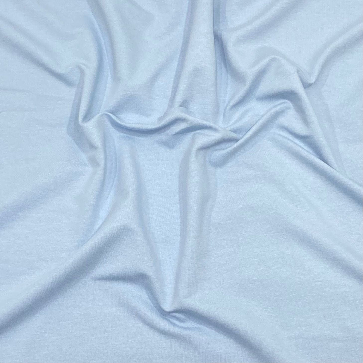Pound A Metre Cotton Looped Backed Terry Jersey 74" Wide (Blue)