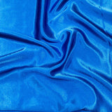 Pound A Metre Blue Crepe Backed Satin - 55" - 34 Variations Available