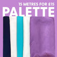 Pound A Metre Dressmaker £1 Fabric Bundle- 15 Metres (Stripes Palette)
