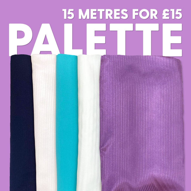 Pound A Metre Dressmaker £1 Fabric Bundle- 15 Metres (Stripes Palette)
