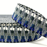 Per Metre Heavy Duty  Webbing: For Bag Straps- (Navy/grey/natural) 38mm / 40mm