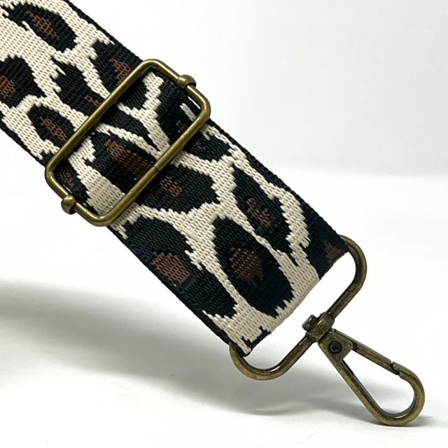 Per Metre Animal Webbing: For Bag Straps- (Cheetah) 38mm / 40mm