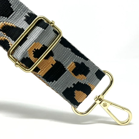 Per Metre Animal Webbing: For Bag Straps- (Cheetah 2) 38mm / 40mm