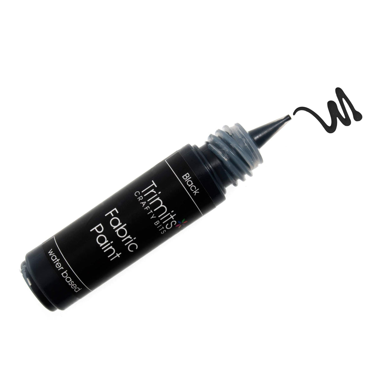 Pound A Metre Black FP20/05 Fabric Paint: Pen: 20ml: 18 Colours