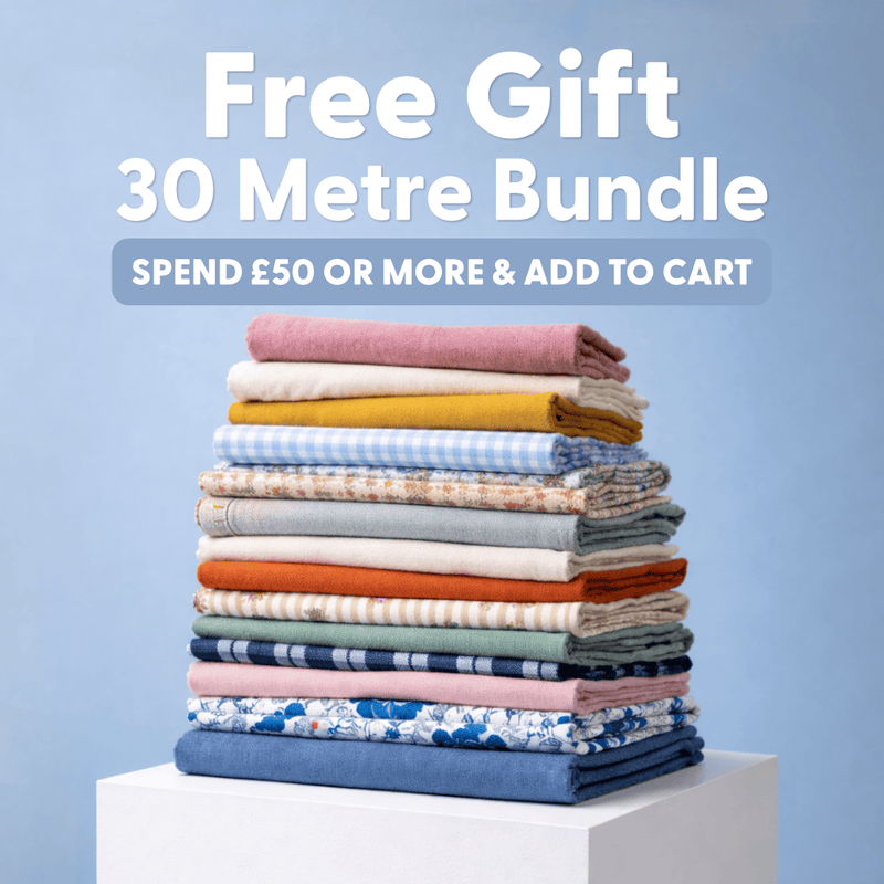 Pound A Metre FREE 30 METRE FABRIC BUNDLE (Worth Over £30)