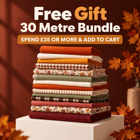 Pound A Metre FREE 30 METRE FABRIC BUNDLE (Worth Over £30)