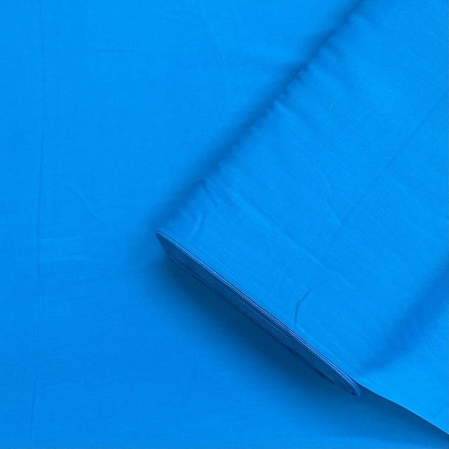 Pound A Metre Full Roll, Summer Dressmaking Viscose Fabric - 55" Wide (Royal)
