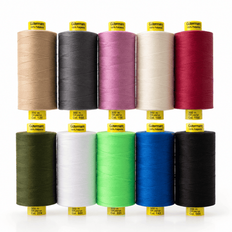 Pound A Metre Gutermann Mixed Thread Bundle- 300m x 10