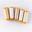 Pound A Metre Pack Of 5 x 100m Gutermann White 100% Cotton Thread Bundle - 5 X 100m Reels