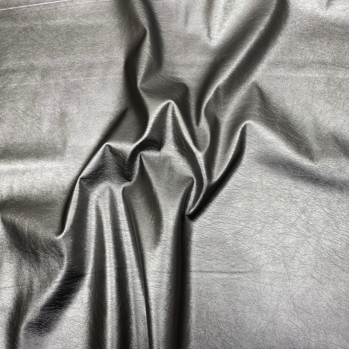 Pound A Metre Per Meter Heavy Soft Leatherette Jersey 55” Grey