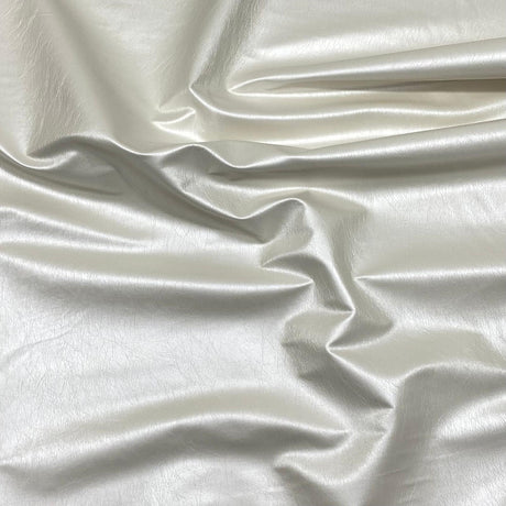 Pound A Metre Per Meter Heavy Soft Leatherette Jersey 55” Off White