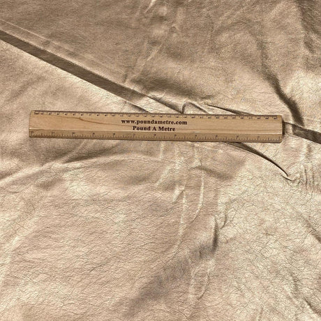 Pound A Metre Per Meter Heavy Soft Leatherette Jersey 55”  Sand