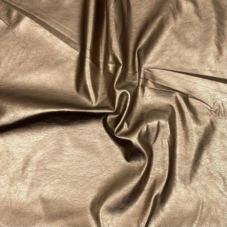 Pound A Metre Per Meter Heavy Soft Leatherette Jersey 55”  Sand
