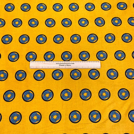 Pound A Metre Full Metre High Quality Brushed Cotton - 45" Wide (Circle)