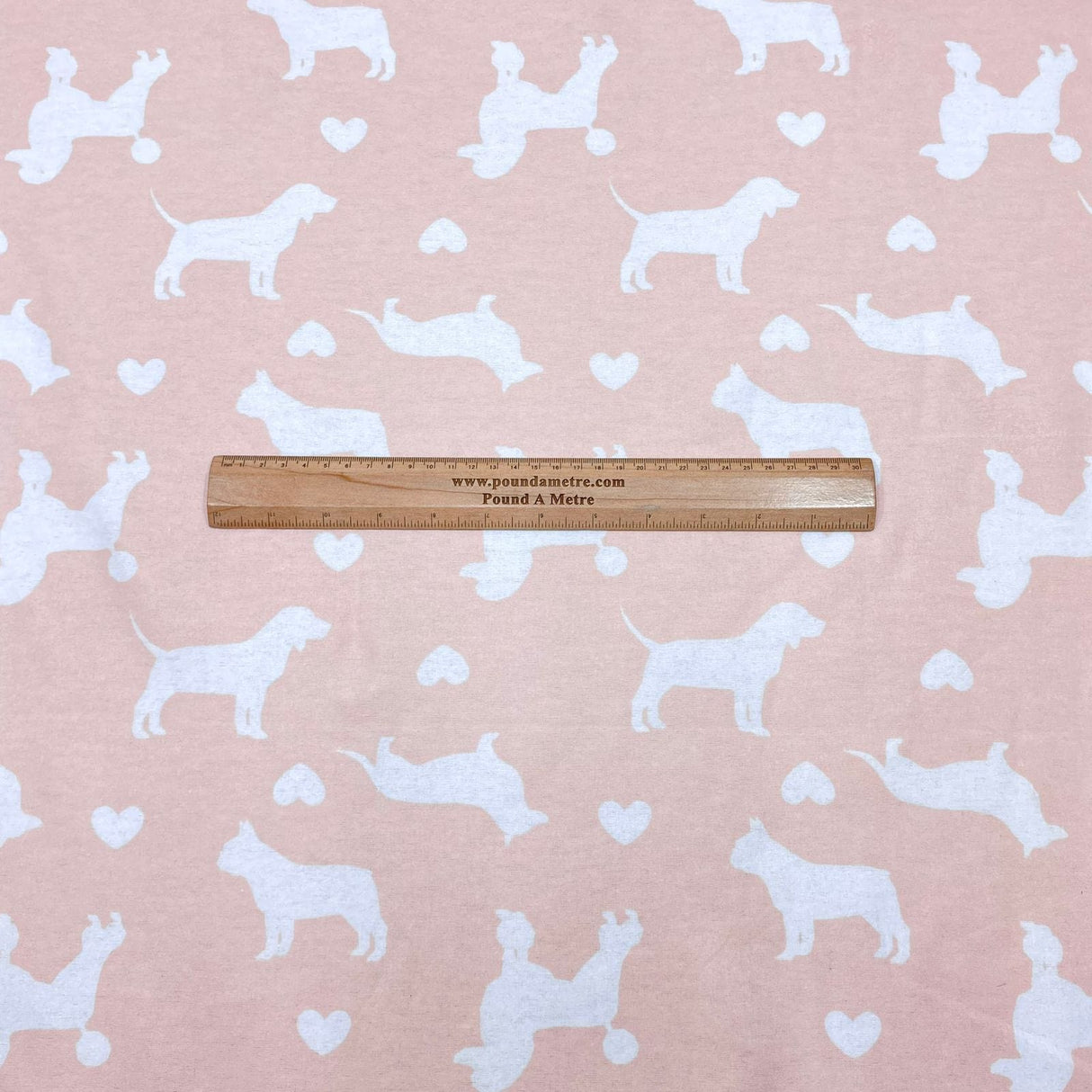 Pound A Metre Full Metre High Quality Brushed Cotton - 45" Wide (Dogs)