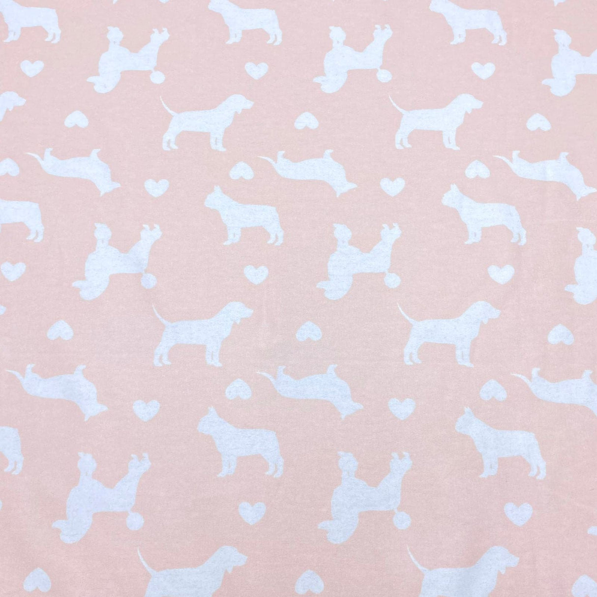 Pound A Metre Full Metre High Quality Brushed Cotton - 45" Wide (Dogs)