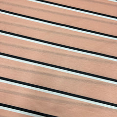 3 Metres Soft Striped Cotton Feel Jersey 55” wide Dusky Pink