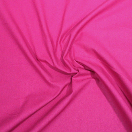 Pound A Metre K35 Plain Quilting 100% Cotton- K35 44" Wide (Bright Pink)