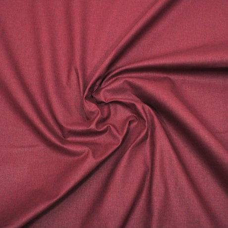Pound A Metre K35 Plain Quilting 100% Cotton- K35 44" Wide (Maroon)