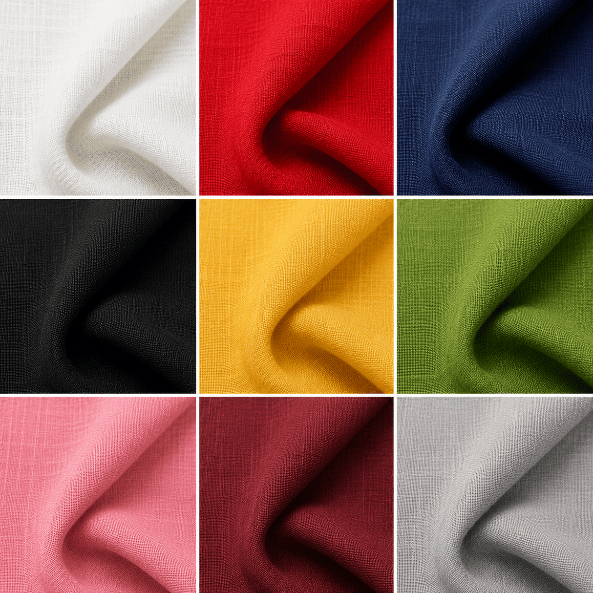 Pound A Metre Linen Look 100% Cotton - 59'' Wide - 21 Variations Available