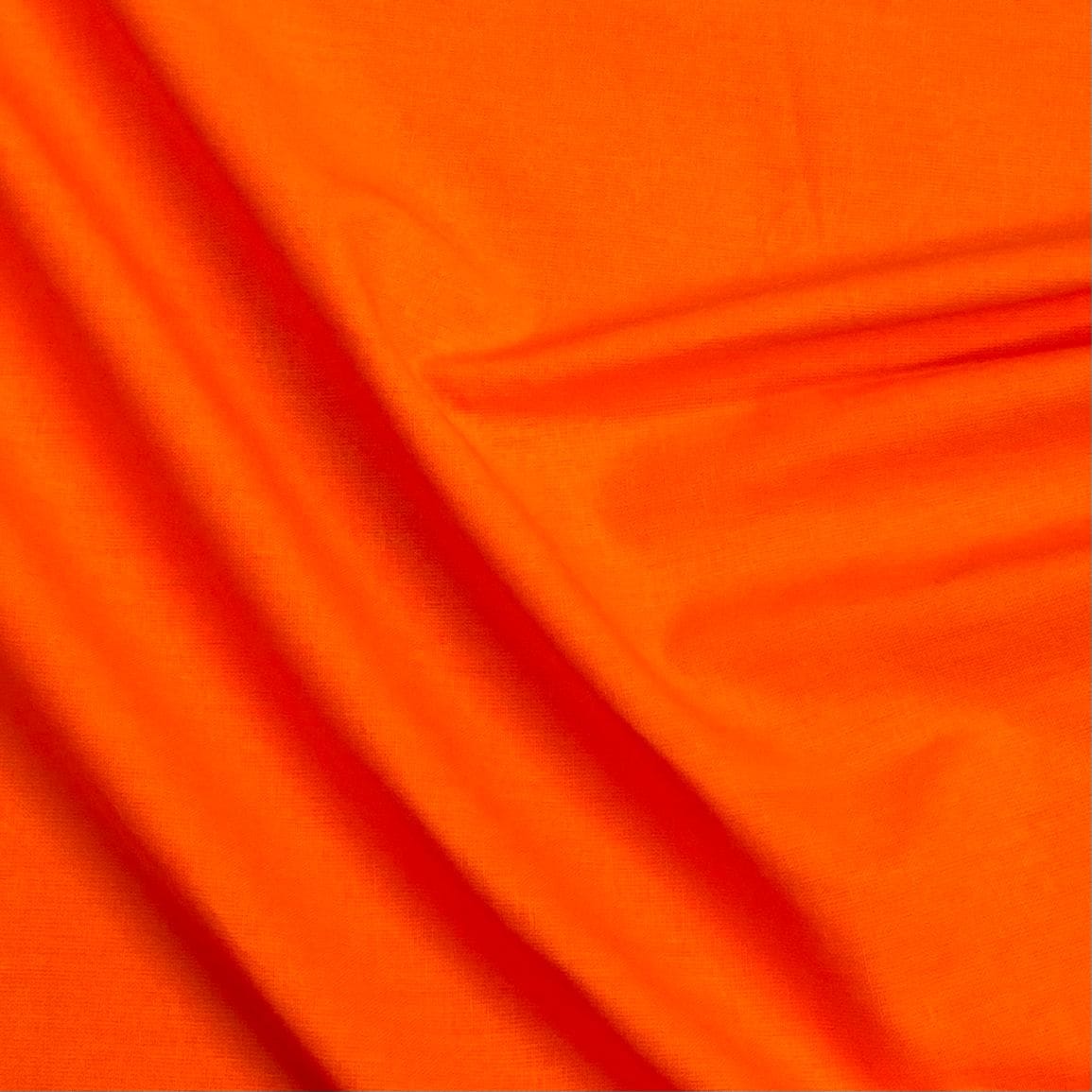 Pound A Metre Orange Linen Look 100% Cotton - 59'' Wide - 21 Variations Available