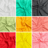 Pound A Metre Luxurious Cotton Broderie Anglaise - 60" Wide - Variations Available