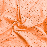 Pound A Metre Orange Luxurious Cotton Broderie Anglaise - 60" Wide - Variations Available