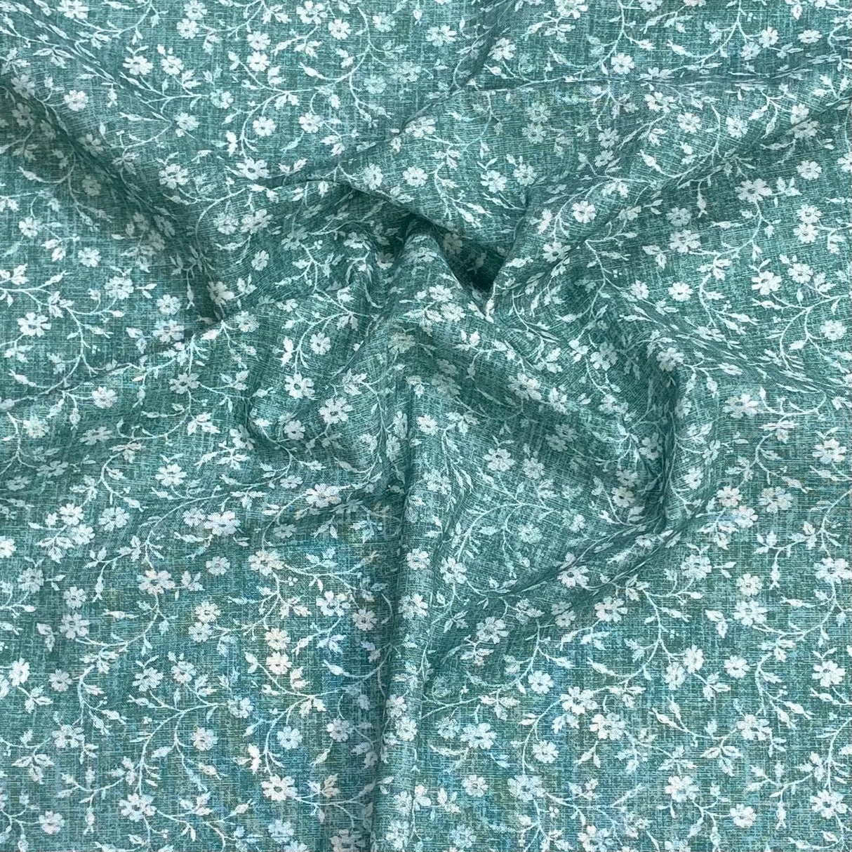 Pound A Metre Luxurious JOANN Printed Cotton – 45" Wide- (Green Garden)