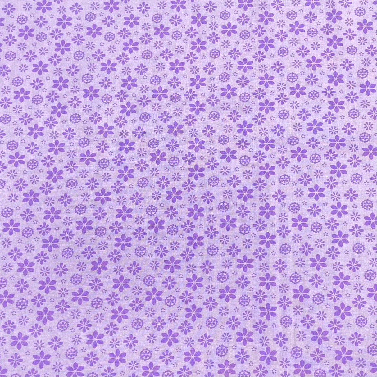 Pound A Metre Luxurious JOANN Printed Cotton – 45" Wide- (Lilac Flower)