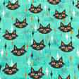Pound A Metre Luxurious JOANN Printed Cotton – 45" Wide- (Mint Cat)