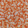 Pound A Metre Luxurious JOANN Printed Cotton – 45" Wide- (Orange Flower)