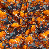 Pound A Metre Luxurious JOANN Printed Cotton – 45" Wide- (Pumpkin)
