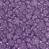 Pound A Metre Luxurious JOANN Printed Cotton – 45" Wide- (Purple Design)